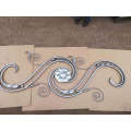 Cast iron Groupware Forged Panels Decoration Fittings for Wrought iron Gates Wrought iron Railings